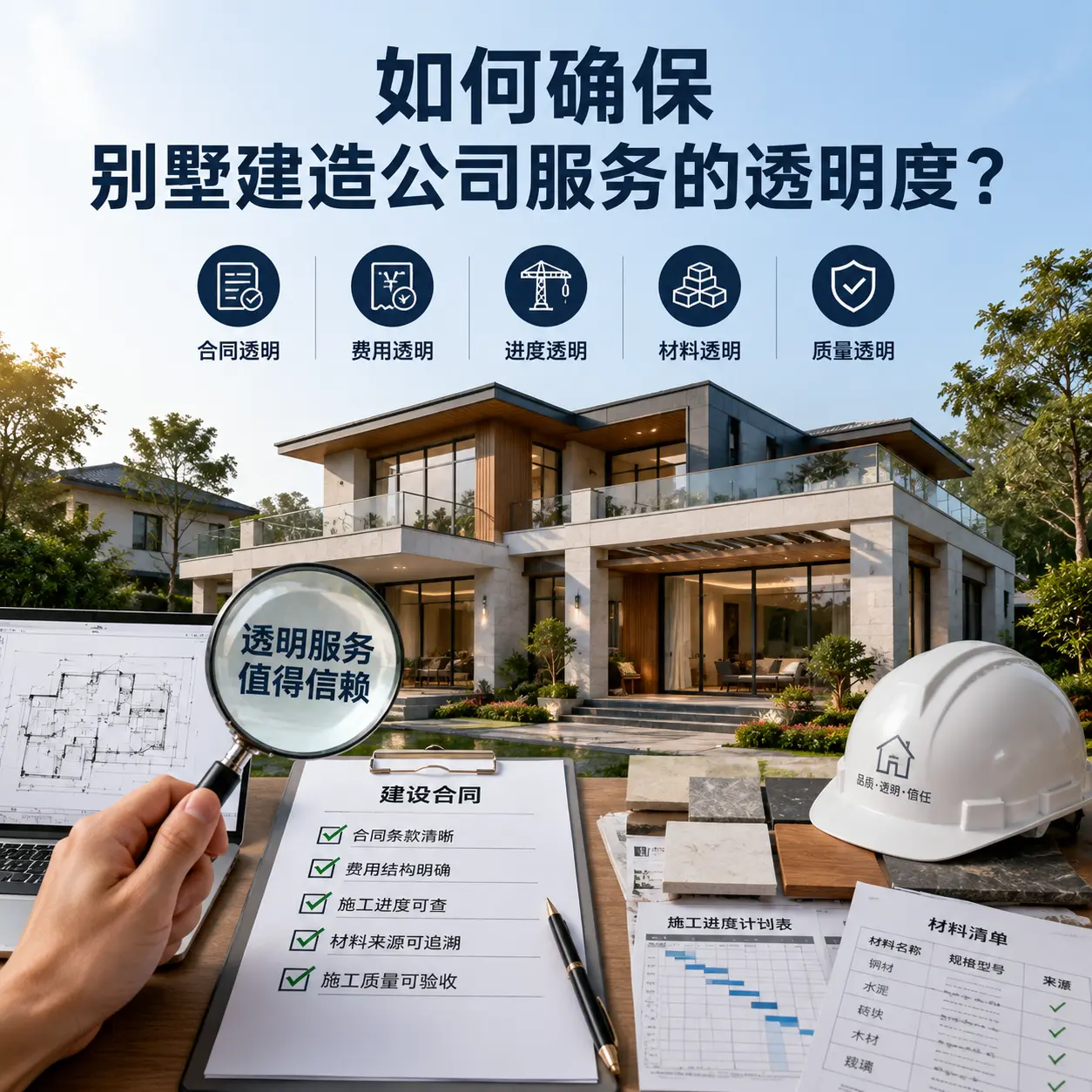 在 兴义 如何确保别墅建造公司服务的透明度？
