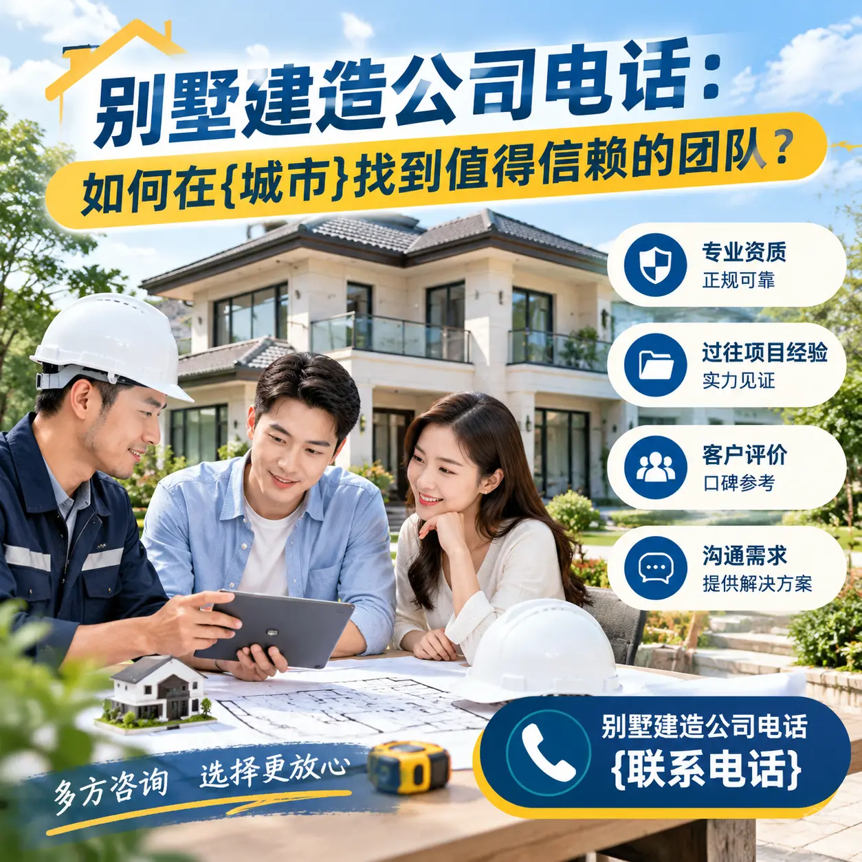 别墅建造公司电话:如何在兴义找到值得信赖的团队?