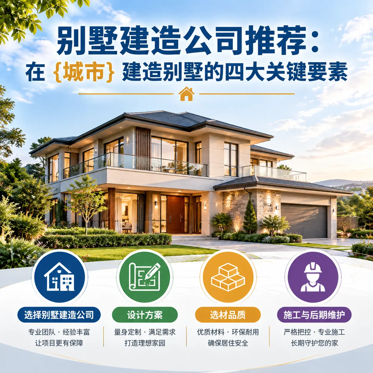 别墅建造公司推荐:在 兴义 建造别墅的四大关键要素