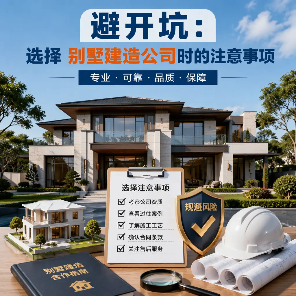 避开坑:选择 兴义 别墅建造公司时的注意事项