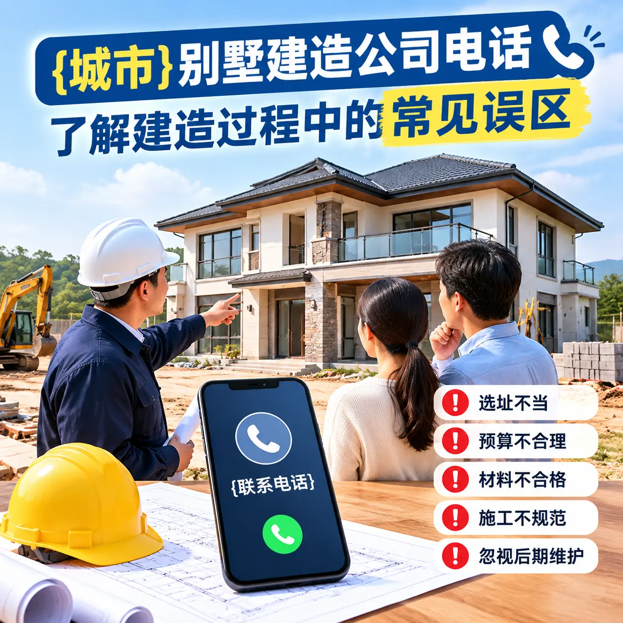 兴义别墅建造公司电话，了解建造过程中的常见误区