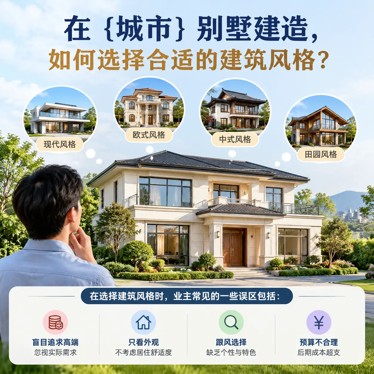 在 兴义 别墅建造,如何选择合适的建筑风格?